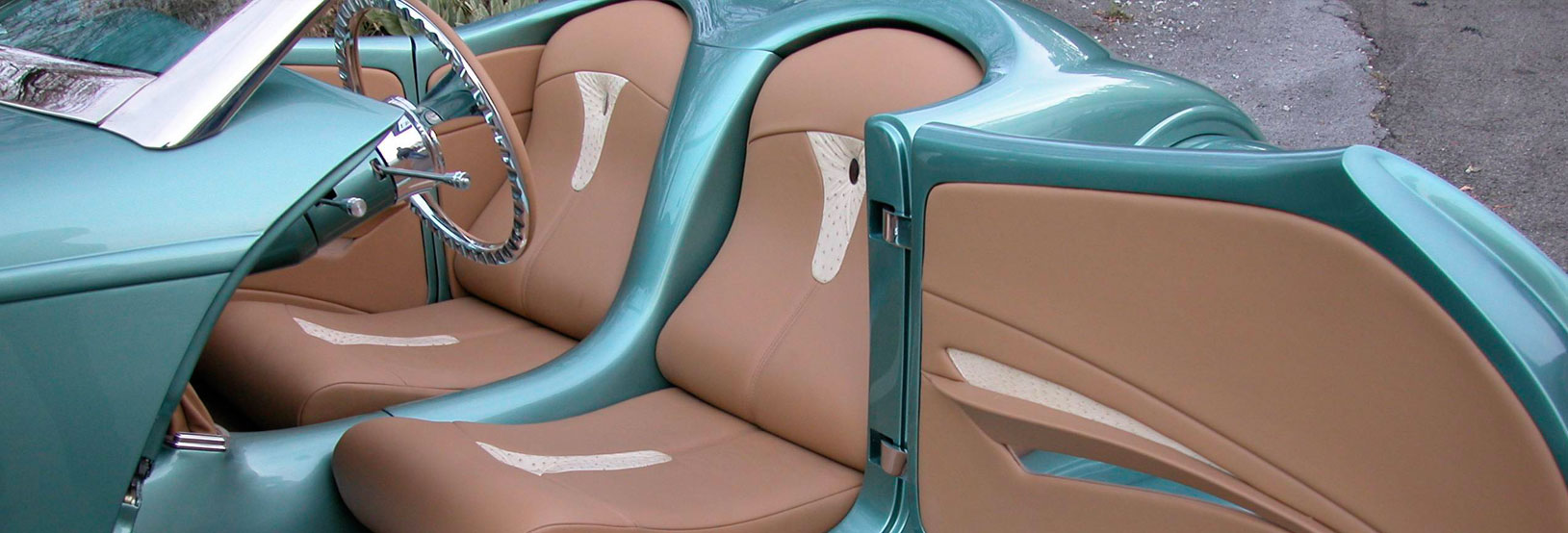 B Rod or Custom is known for breaking the mold.  We have expressed our creativity by actually building cars that inspire others.  The Tomcat was designed and built from a dream and received rave reviews.  The interior of the Tomcat was a good place to spend time.
